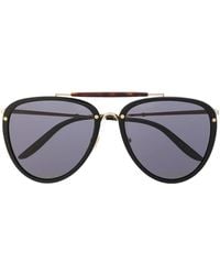 Gucci - Pilot-Frame Tinted Sunglasses - Lyst