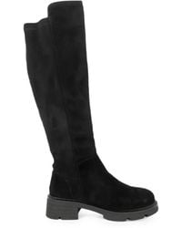 Linda Baumann - Knee-High Lug-Sole Boots - Lyst