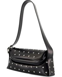 OSOI - Folder Brot Schultertasche mit Nieten - Lyst