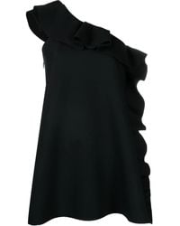 MSGM - ラッフルトリム ミニドレス - Lyst