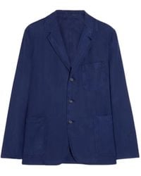 Aspesi - Abrigo Con Botones Y Bolsillos De Parche - Lyst