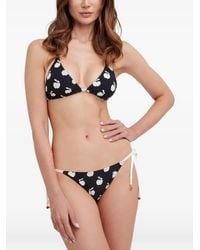 Kate Spade - Apple-Print Triangle Bikini - Lyst