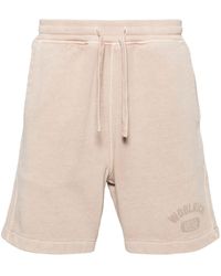 Woolrich - Pantalones cortos de chándal con logo - Lyst