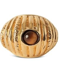 Paola Sighinolfi - Bague Reef À Œil De Tigre - Lyst