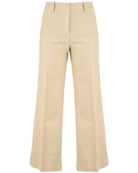 Incotex - Pressed-Crease Wide-Leg Trousers - Lyst