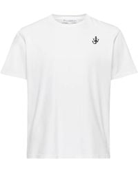 JW Anderson - T-Shirt Met Borduurwerk - Lyst
