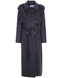 IVY & OAK - Belted Double-Breasted Coat - Lyst
