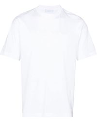 Prada - T-Shirt mit rundem Ausschnitt - Lyst