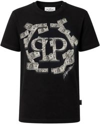 Philipp Plein - Round Neck T-Shirt Dollar Hexagon - Lyst