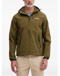 Napapijri - Logo-Patch Hooded Jacket - Lyst