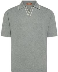 Cruna - V-Neck Trim T-Shirt - Lyst