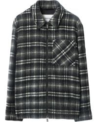 Burberry - Oran Checked Zip Jacket - Lyst