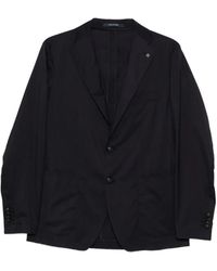 Tagliatore - Button-Fastening Single-Breasted Blazer - Lyst