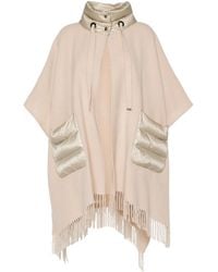 Herno - Wool And Nylon Cape - Lyst