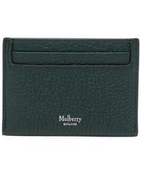 Mulberry - Logo-Print Leather Cardholder - Lyst