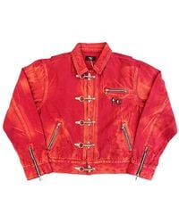 THUG CLUB - Two-Tone Washed Shirt Jacket - Lyst