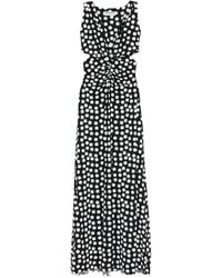 La Petite Robe Di Chiara Boni - Ayoan Polka-Dot Maxi Dress - Lyst
