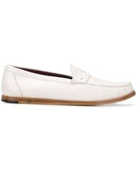 Dolce & Gabbana - Mocassin Leather Loafers - Lyst