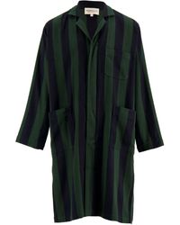 Marrakshi Life - Striped Cotton Coat - Lyst