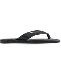 KARL LAGERFELD - Kastor Iv Flip Flops - Lyst