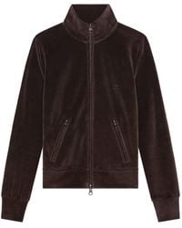 Courreges - Velvet Tracksuit Jacket - Lyst
