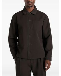 Manière De Voir - Valentin Tailored Overshirt Dark - Lyst