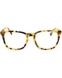 GANT - Tortoiseshell-Effect Rectangle-Frame Glasses - Lyst