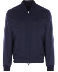 Brunello Cucinelli - Zip-Fastening Bomber Jacket - Lyst