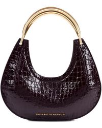 Elisabetta Franchi - Bolso shopper con efecto de piel de cocodrilo - Lyst