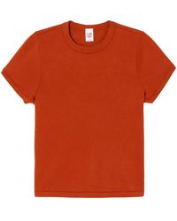 RE/DONE - Boy Short-Sleeve Cotton T-Shirt - Lyst