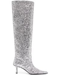 Alexander Wang - Viola Stiefel Mit Glitter-Optik 60Mm - Lyst