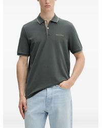 Marc O' Polo - Logo-Embroidered Tipped Polo Shirt - Lyst