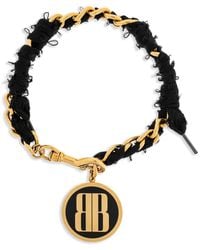 Balenciaga - Logo-Pendant Necklace - Lyst