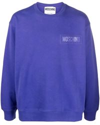 Moschino - Logo-Patch Sweatshirt - Lyst