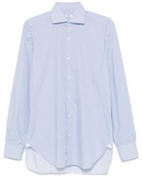 Barba Napoli - Patterned-Jacquard Shirt - Lyst