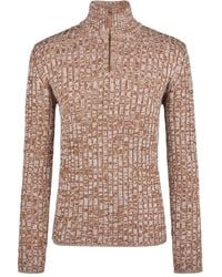 Tod's - Ribbed Half-Zip Sweater - Lyst