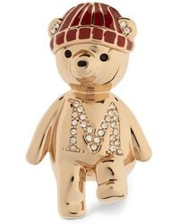 Max Mara - Metal Teddy Bear Brooch - Lyst