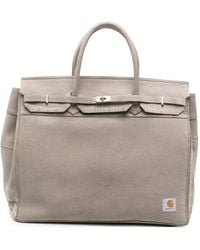 ANOTHER CHANCE - Große Tote Bag Mit Logo-Patch - Lyst