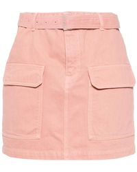 Maison Kitsuné - Cargo Mini-Rok Met Ceintuur - Lyst