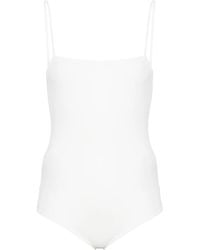 Jil Sander - Body Con Cuello Cuadrado - Lyst