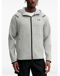 Under Armour - Unstoppable Logo-Print Zip-Up Hoodie - Lyst