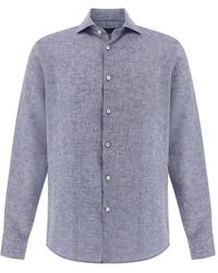 Paul & Shark - Soffio Linen Shirt - Lyst