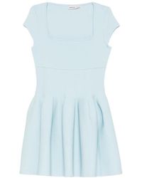 Jonathan Simkhai - Square-Neck Flared Mini Dress - Lyst