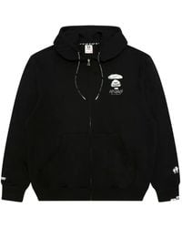Aape By A Bathing Ape - Basic Logo-Print Zip-Up Hoodie - Lyst