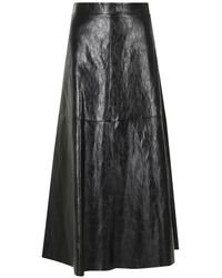 FEDERICA TOSI - Crinkled-Effect A-Line Skirt - Lyst