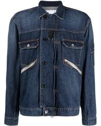 Sacai - Jacke Mit Klassischem Kragen - Lyst