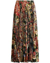 Etro - ペイズリー プリーツスカート - Lyst
