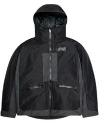 Rains - Niseko Colour-Block Hooded Jacket - Lyst