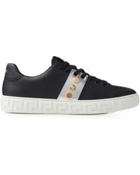 Versace - La Greca Medusa-Embellished Sneakers - Lyst