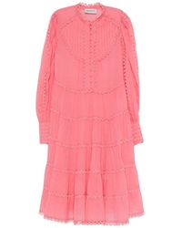 ERMANNO FIRENZE - Layered Lace Midi Dress - Lyst